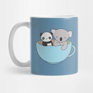 Kawaii Cute Koala and Panda Mug